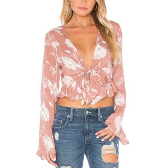 Flynn Skye Riley Top In Vintage Rose - Picture 1 of 8